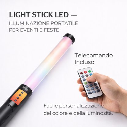 VELMORA LIGHT STICK LED – ILLUMINAZIONE PORTATILE PER EVENTI E FESTE 🔥
