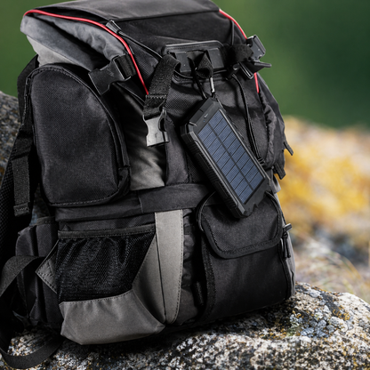 🔋 VELMORA™ POWERBANK SOLARE PRO – 4 CAVI INTEGRATI UNIVERSALI 🔥